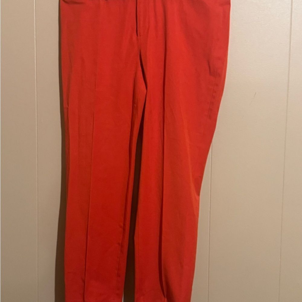 BANANA REPUBLIC WOMEN size 14 Orange Sloan Fit Business Casual Capsule Wardrobe - Picture 2 of 8